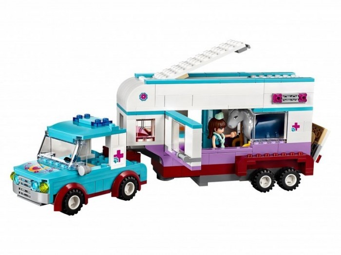 Lego Friends. Ветеринарная машина для лошадок  